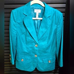 Covington Size 8 Teal Blazer